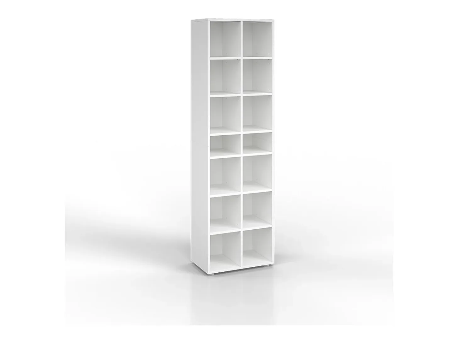 Armario para zapatos blanco 52.4x33.3x183.3 paris
