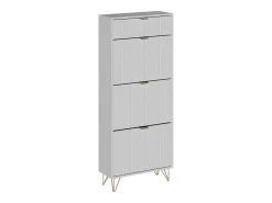 Armario para zapatos blanco 60x23.5x145 helge