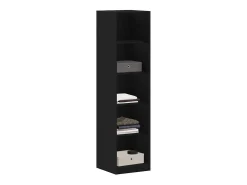 Armario Roble negro 50 x 50 x 200 cm Madera contrachapada