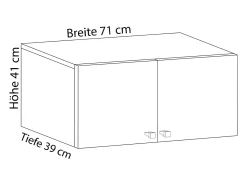 Armario Vandol Blanco AN. 70 x AL. 218 x P. 40 cm