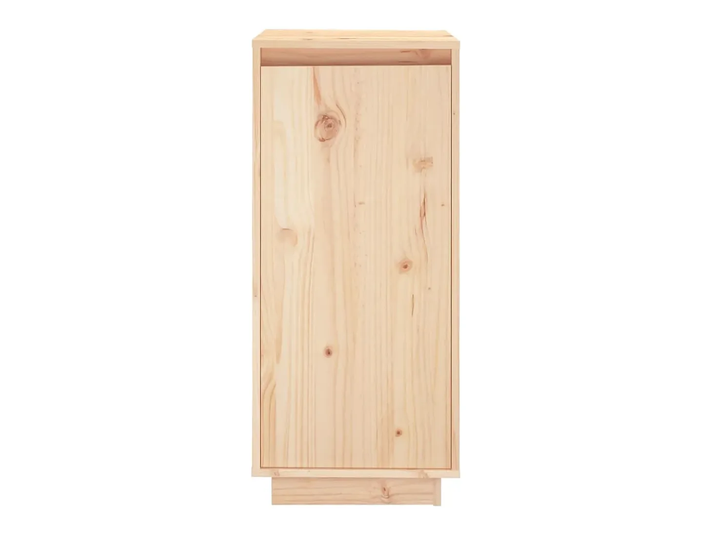 Armario zapatero de madera maciza de pino 35x35x80 cm ES641011