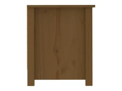 Armario zapatero madera maciza pino marrón miel 110x38x45,5cm ES767097