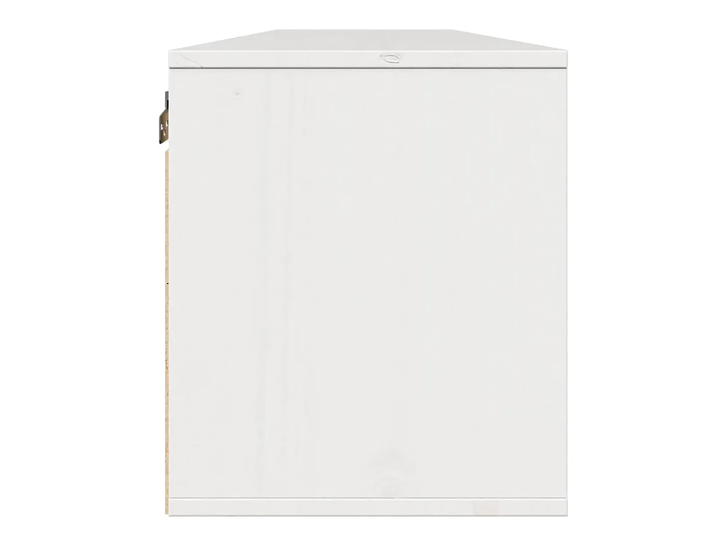 Armarios de pared 2 uds Blanco 80x30x35 cm Madera maciza de pino