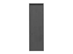 Armarios de pared 2 uds Gris 30x30x100 cm Madera maciza de pino