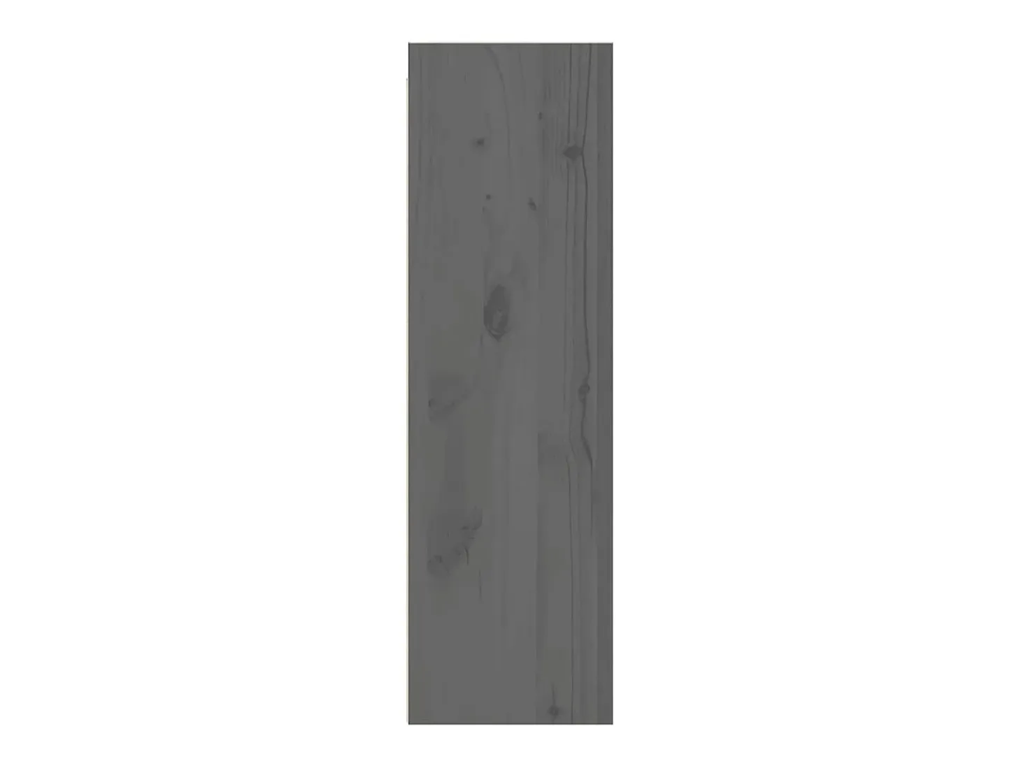 Armarios de pared 2 uds Gris 30x30x100 cm Madera maciza de pino