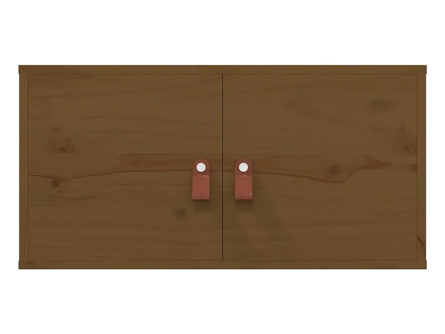 armarios de pared marrón miel 60x30x30cm madera maciza de pino