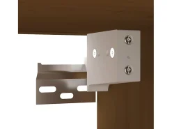 armarios de pared marrón miel 60x30x30cm madera maciza de pino