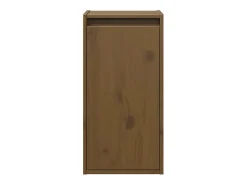 armarios de pared marrón miel de 30 x 30 x 60 cm de madera maciza de pino.