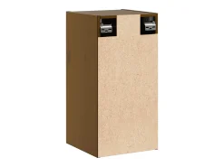 armarios de pared marrón miel de 30 x 30 x 60 cm de madera maciza de pino.