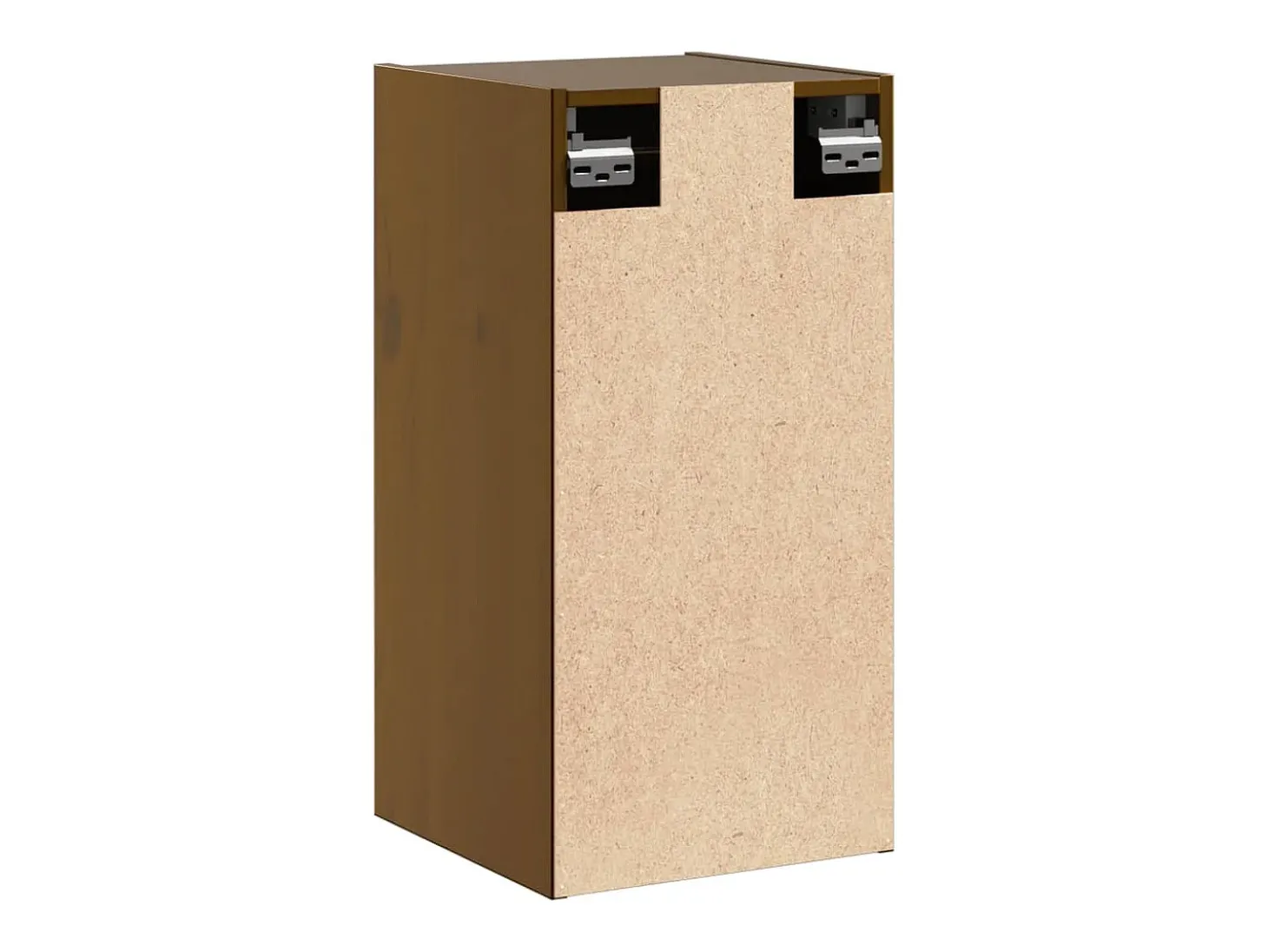 armarios de pared marrón miel de 30 x 30 x 60 cm de madera maciza de pino.
