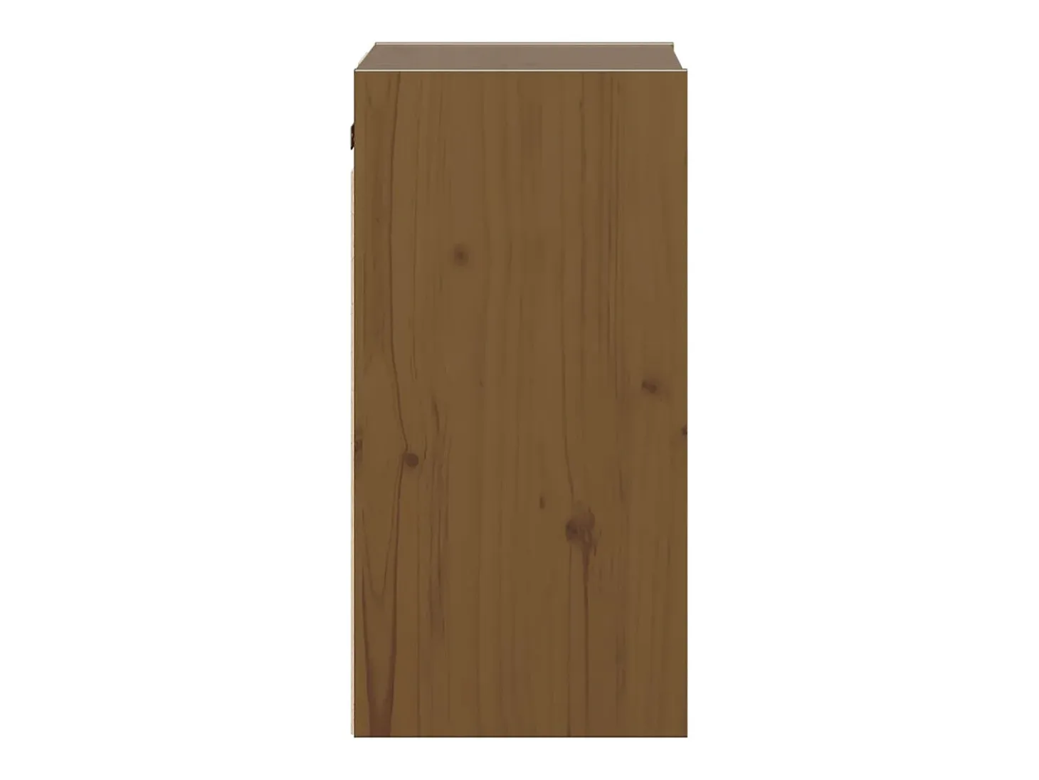 armarios de pared marrón miel de 30 x 30 x 60 cm de madera maciza de pino.