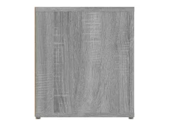 Arnaldo Mueble para TV madera contrachapada gris Sonoma 80x31,5x36 cm