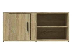 Arnaldo Mueble TV 2 uds madera contrachapada roble Sonoma 80x31,5x36 cm