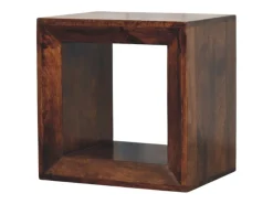 Artisan Furniture Madera maciza Mesa auxiliar Solis Open California Walnut