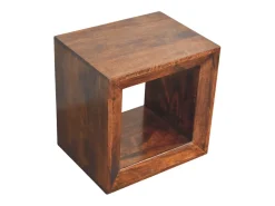 Artisan Furniture Madera maciza Mesa auxiliar Solis Open California Walnut