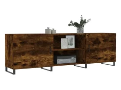 Astrid Helene Mueble de TV madera de ingeniería roble ahumado 150x30x50 cm