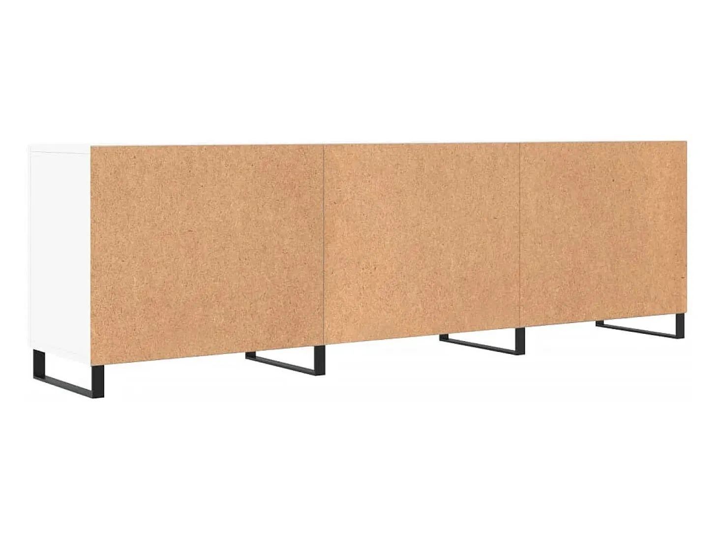 Astrid Helene Mueble para TV madera de ingeniería blanco 150x30x50 cm