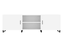 Astrid Helene Mueble para TV madera de ingeniería blanco 150x30x50 cm