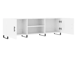 Astrid Helene Mueble para TV madera de ingeniería blanco 150x30x50 cm