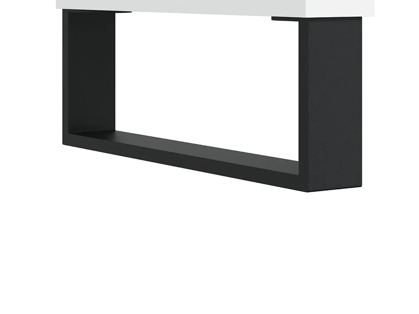 Astrid Helene Mueble para TV madera de ingeniería blanco 150x30x50 cm
