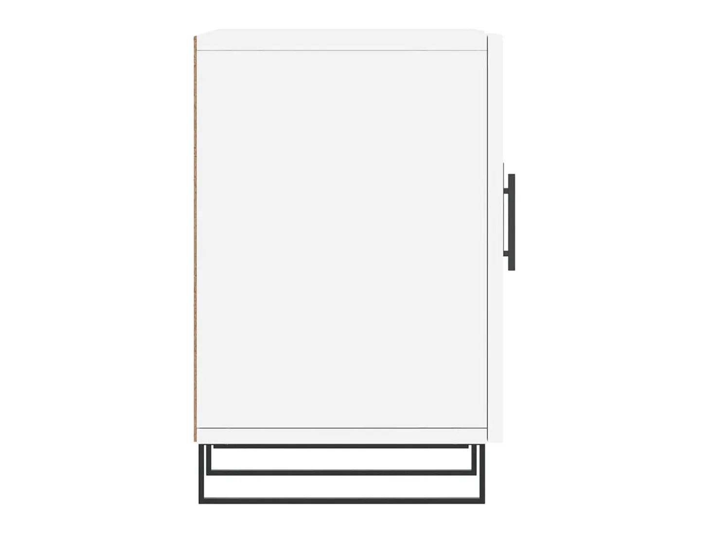 Astrid Helene Mueble para TV madera de ingeniería blanco 150x30x50 cm