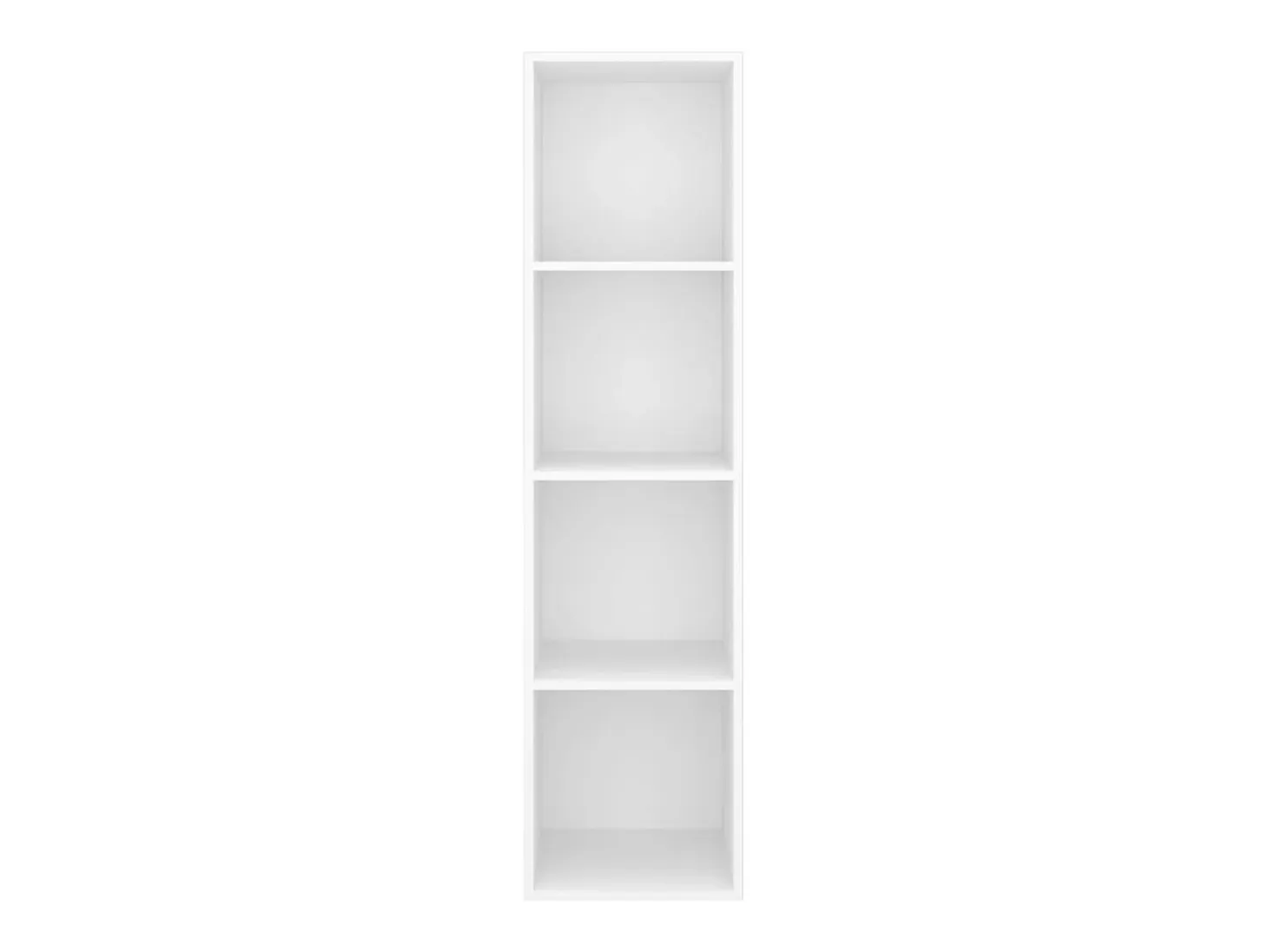 Aymee TV de pared con madera contrachapada blanco 37x37x142,5 cm