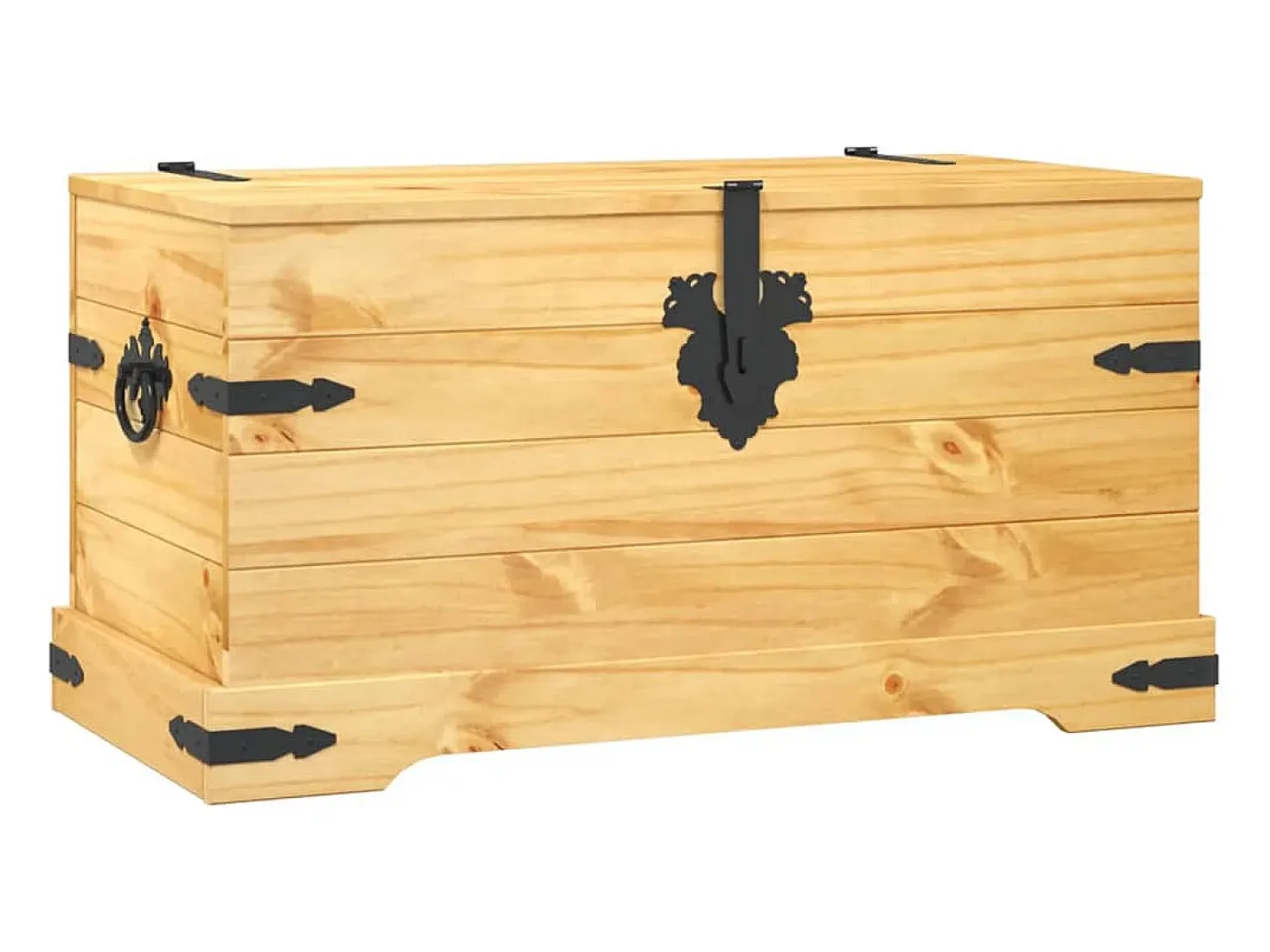 Baúl de almacenaje Corona Range de pino mexicano 91x49,5x47 cm ES676429