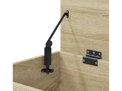 Baúl de almacenaje madera contrachapada color roble 84x42x46cm