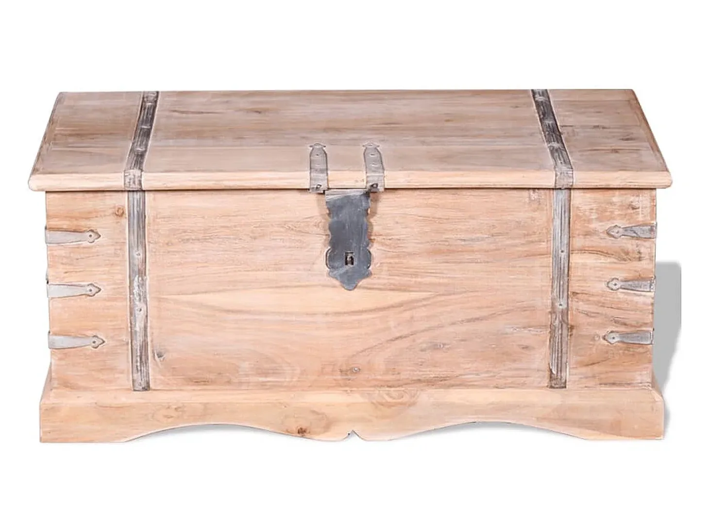 Baúl de almacenamiento de madera de acacia ES910719