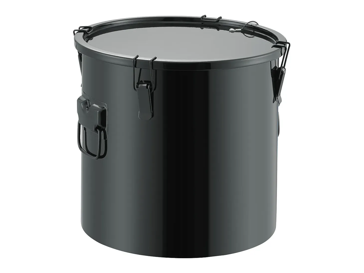 Balde de Grasa SucceBuy para Freidora, 30 L, Canasta de Eliminación de Aceite con Bolsa Filtro, Negro, Acero al Carbono con Recubrimiento Antioxidante