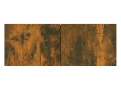 Ballinger Mueble para TV madera de ingeniería roble ahumado 80x30x30 cm