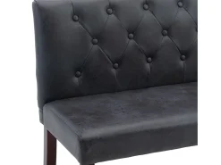 Banco 120 cm Gris Simil piel