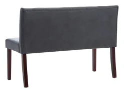 Banco 120 cm Gris Simil piel