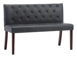 Banco 120 cm Gris Simil piel