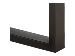 Banco 110 cm Madera maciza de mango crudo y acero