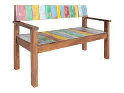 Banco 115 cm Madera maciza recuperada