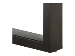 Banco 110 cm Madera maciza recuperada y acero