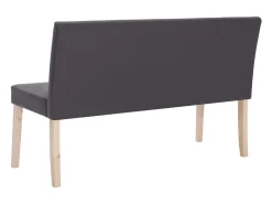 Banco 139,5 cm Piel Sintética Gris