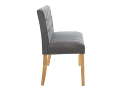 Banco 140 cm Terciopelo Gris