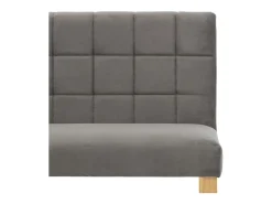 Banco 140 cm Terciopelo Gris