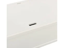 Banco Blanco 107x45x75,5 cm Madera Maciza de Abeto