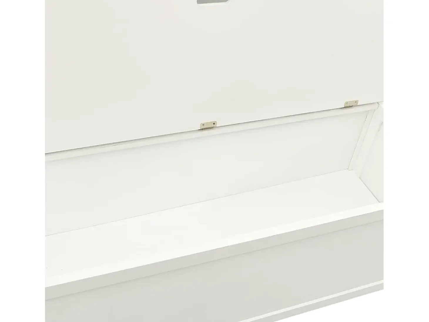 Banco Blanco 107x45x75,5 cm Madera Maciza de Abeto