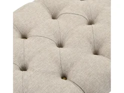 Banco con almacenaje Madera maciza y tela 103 x 51 x 44 cm
