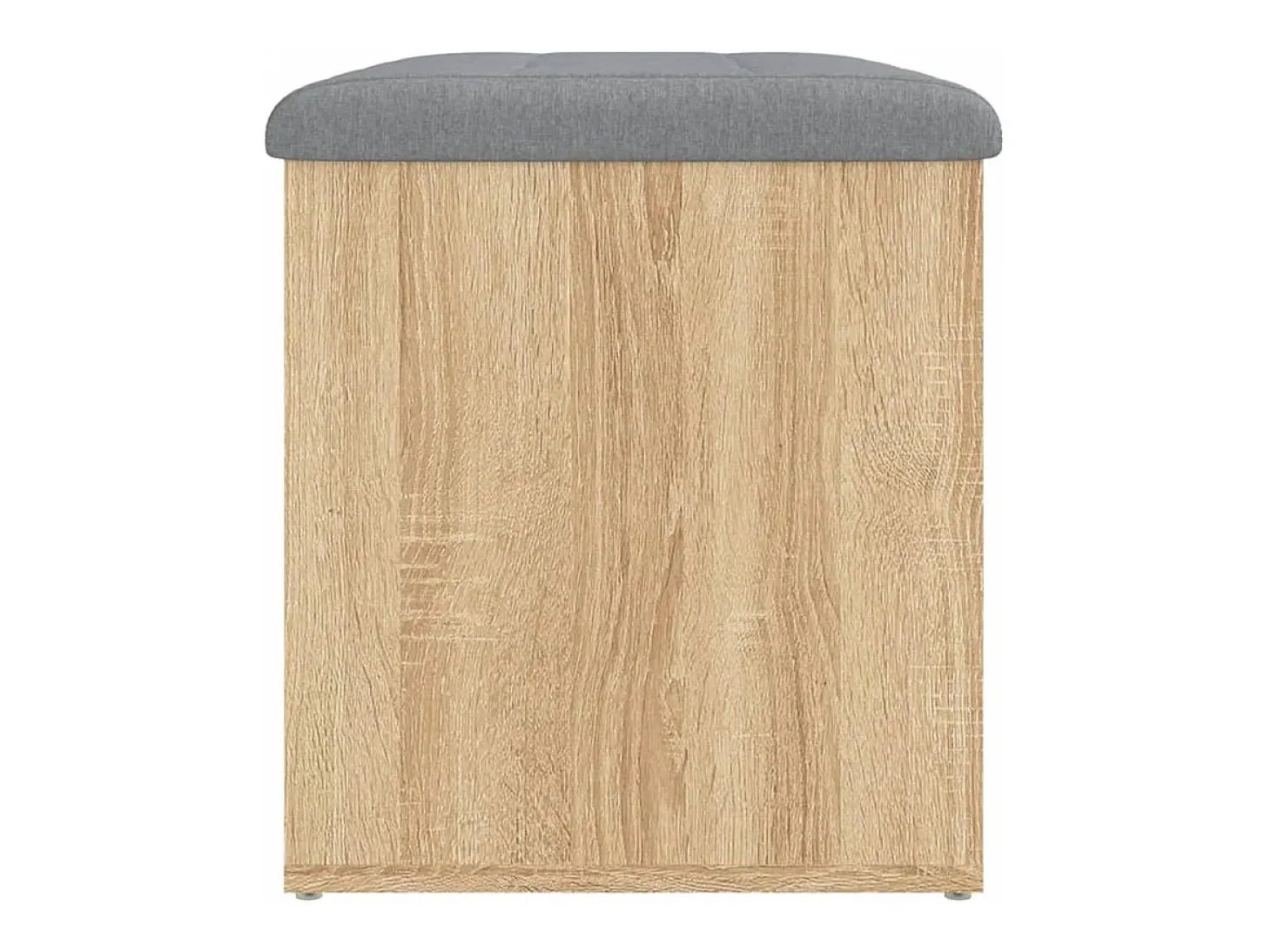 Banco de almacenaje de roble Sonoma 62x42x45 cm madera de ingeniería