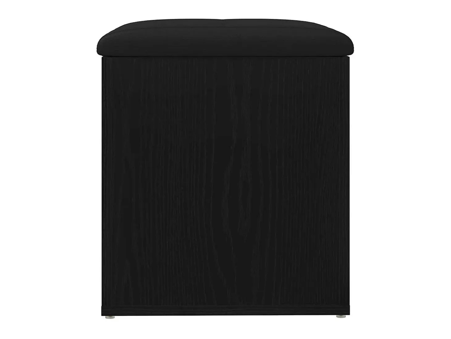 Banco de almacenamiento de roble negro 42 x 42 x 45 cm Madera de ingeniería