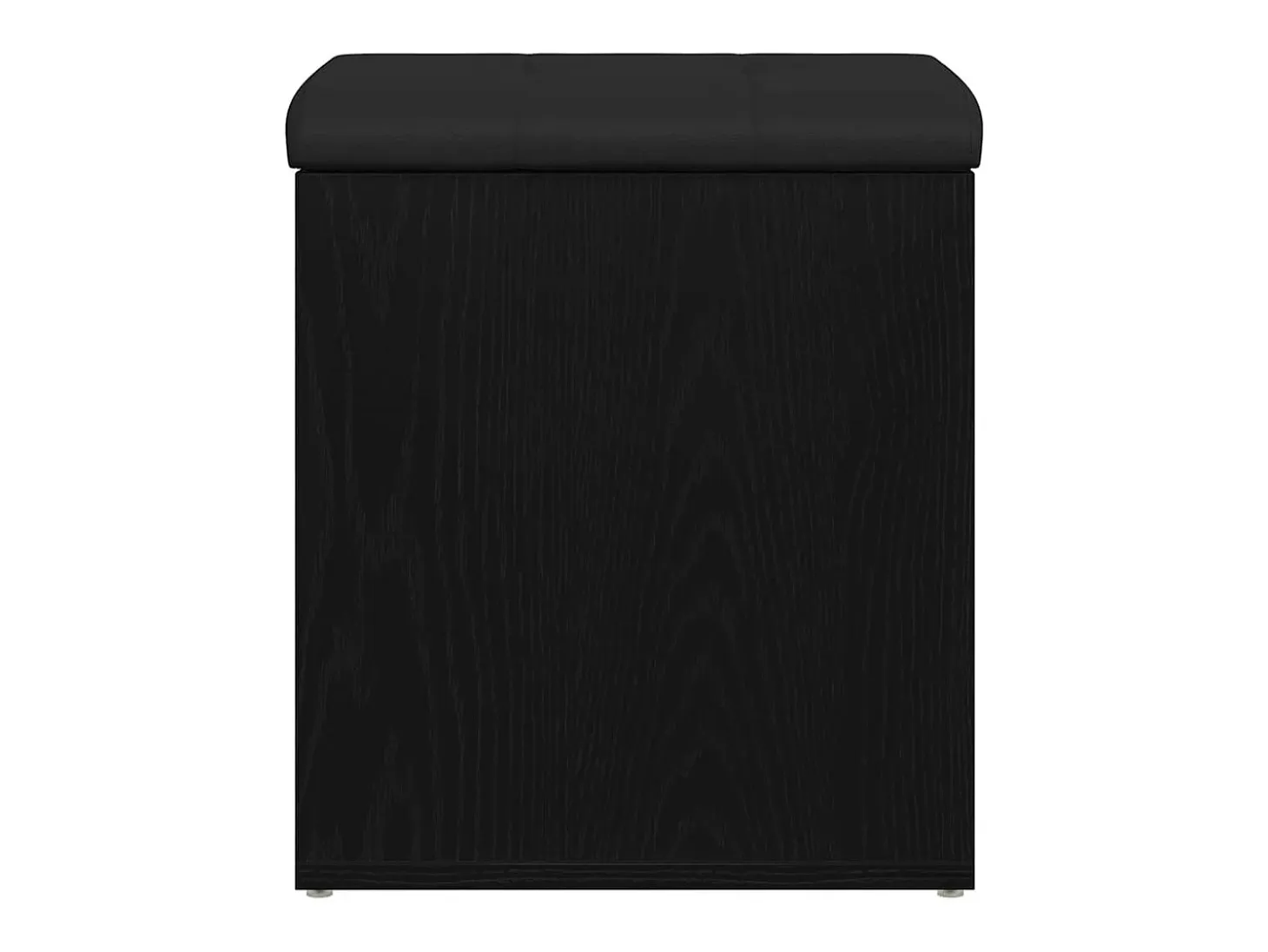 Banco de almacenamiento de roble negro 42 x 42 x 45 cm Madera de ingeniería