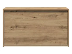 Banco de entrada 80x40x45 cm fabricado artesanalmente en madera de roble.