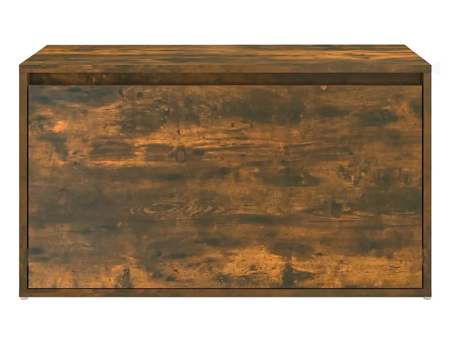 Banco de entrada 80x40x45 cm Roble ahumado Madera de ingeniería