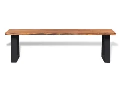Banco de madera maciza de acacia 160 cm