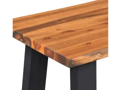 Banco de madera maciza de acacia 160 cm